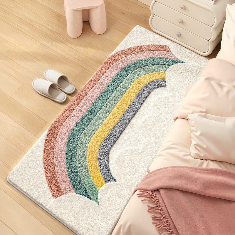 Texturierten Regenbogen Badteppich Brehn
