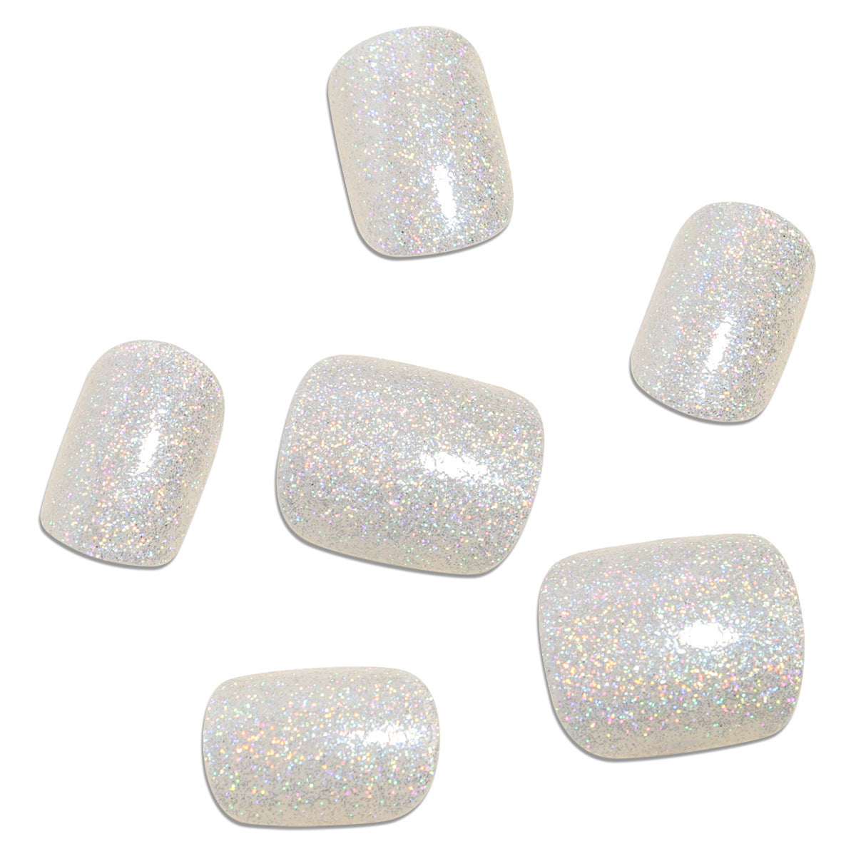 Glitzernde Press-On-Nagelspitzen Brehn