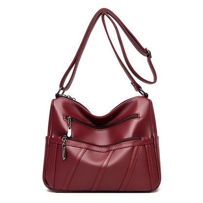 Elegante Schultertasche mit Reißverschlussdetails Brehn
