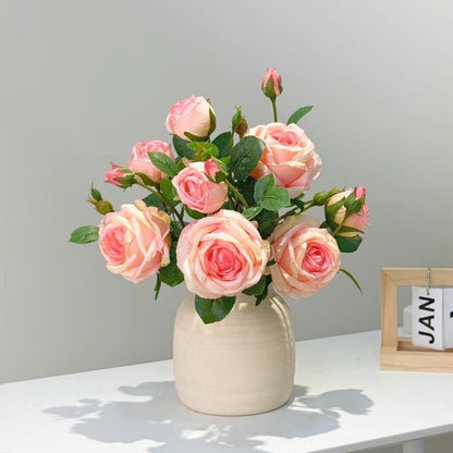Realistische Künstliche Rosenstrauß