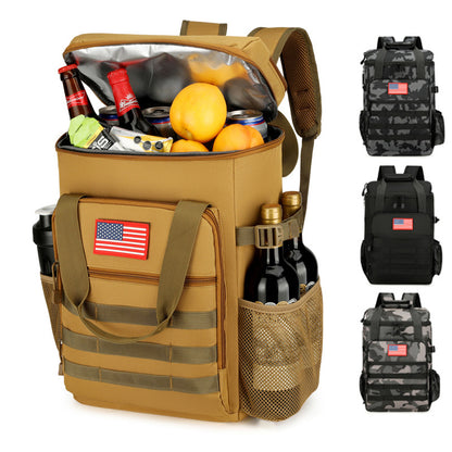 Unisex nan taktischer Rucksack mit MOLLE-Front, isolierter Kühlkammer und gepolstertem Laptopfach Brehn