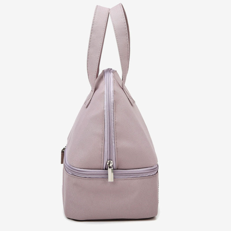 Damen Isolierte Lunch-Tasche mit doppeltem Fächerdesign Brehn