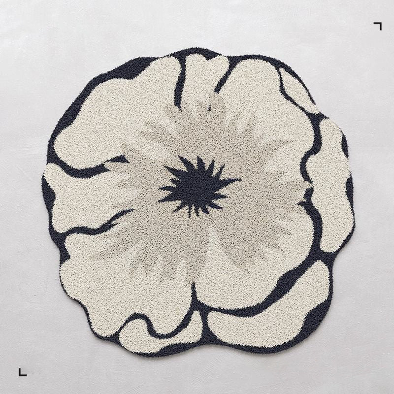 Blumenförmiger Teppich 1789754099