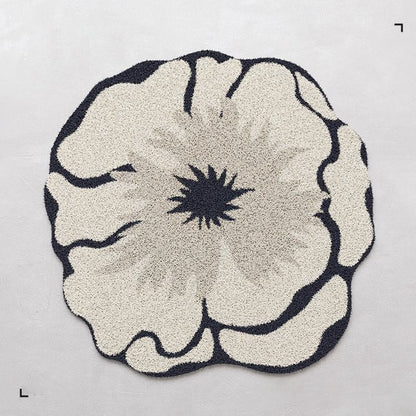 Blumenförmiger Teppich 1789754099