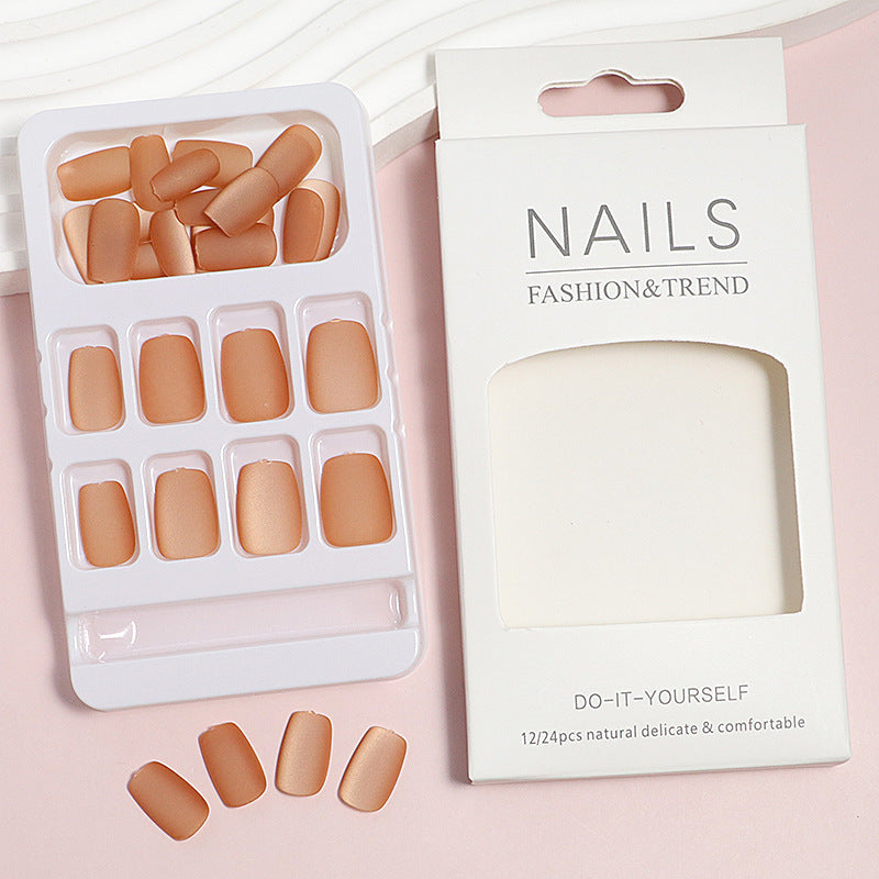 DIY natürliche Finish Press-On Nagelspitzen Brehn