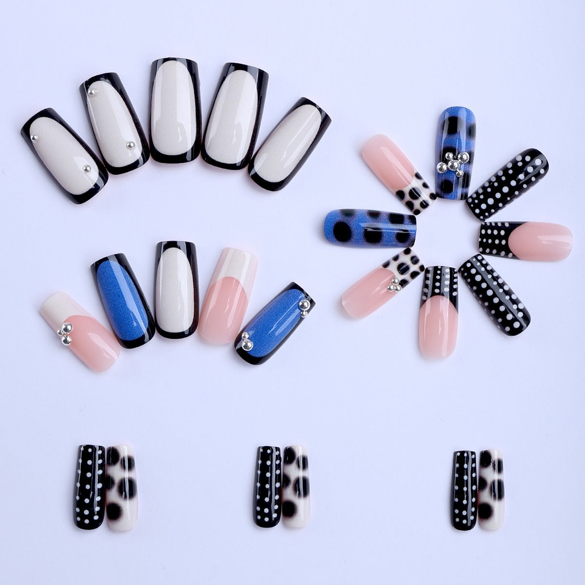 Kreative Nagelset mit 3D-Dekoration Brehn