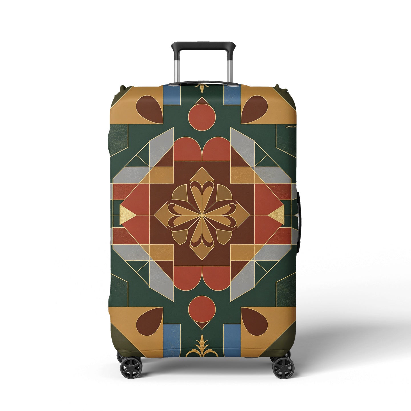 Damen Kofferschutz mit modernem geometrischem Design Brehn