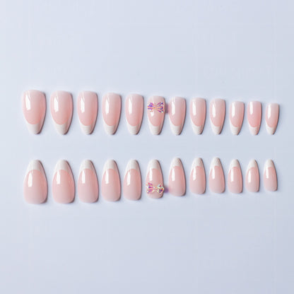 Elegantes französisches Tipp-Acryl-Nagelkunst-Set