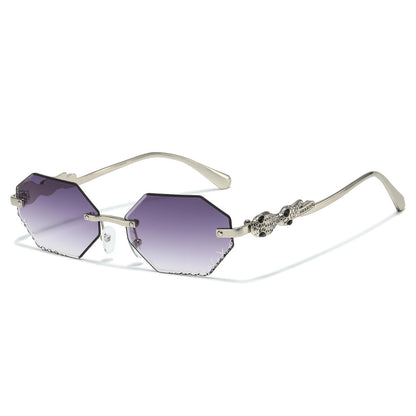 Modebewusste Statement-Hexagon-Sonnenbrille Brehn