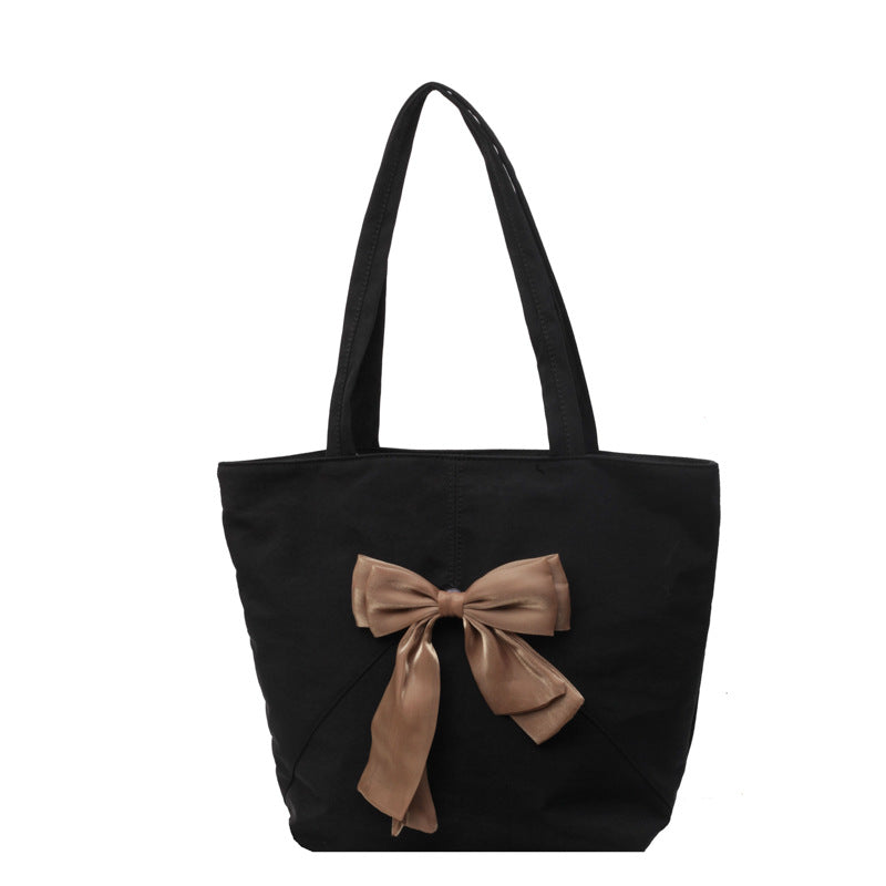 Elegante Bow Detail Tragetasche Brehn