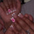 Florales Design Press-On Nägel Brehn