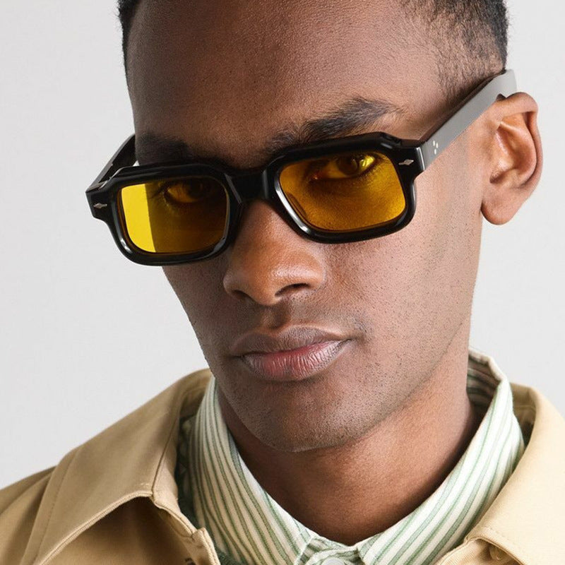 Damen modische quadratische Sonnenbrille mit elegantem Design und UV-Schutz Brehn