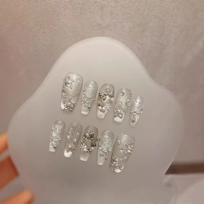 Frosted Dekoratives Design Press-On Nagelset