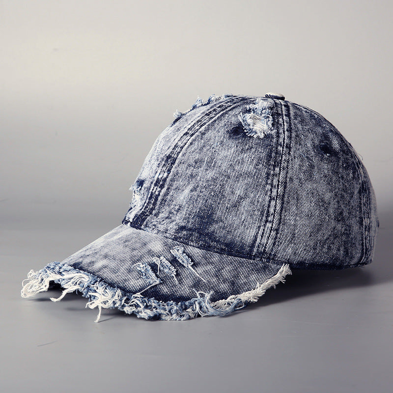 Herren Vintage Denim Baseballkappe Brehn
