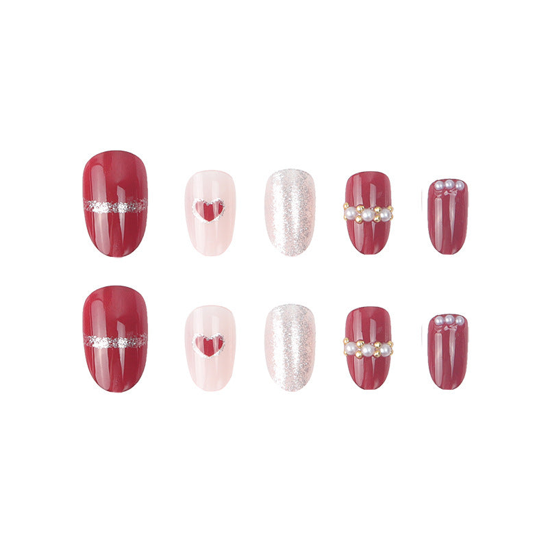 Glamouröses Nail Art Press-On Set Brehn