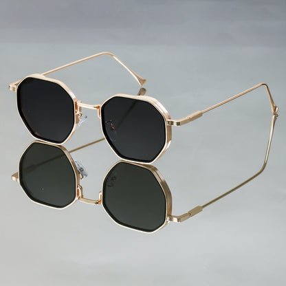 Damen Sonnenbrille im eleganten, geometrischen Stil mit strapazierfähigem Rahmen Brehn