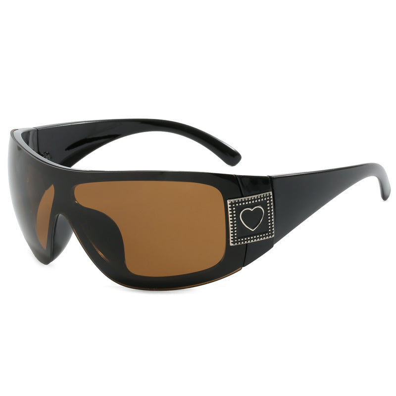 Damen Sportliche Sonnenbrille mit modernem Design Brehn