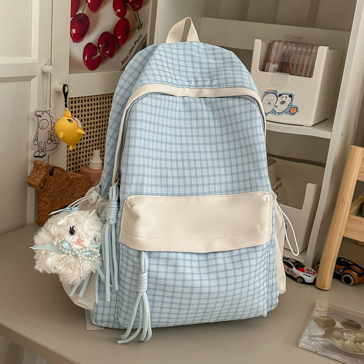 Texturierten Freizeit-Rucksack mit Charm Brehn
