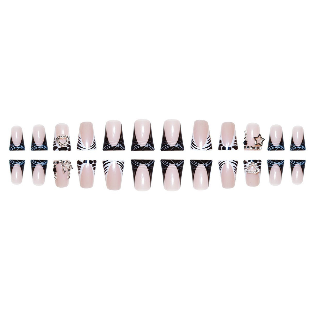 Glamouröse Strassakzent-Nagelerweiterungen Brehn