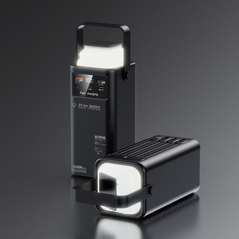 tragbares Schnellladegerät mit LED-Beleuchtung Brehn
