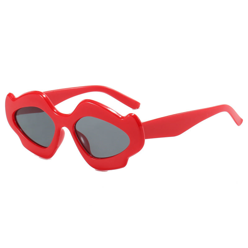 Damen kreative Oversized-Sonnenbrille im zeitgenössischen Design Brehn