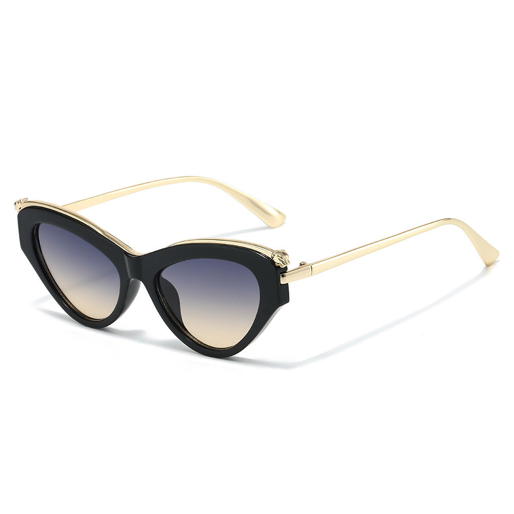 Glamouröse Cat-Eye-Sonnenbrillen mit verlaufenden Gläsern Brehn