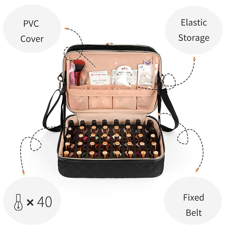 Eleganter Kosmetik-Organizer mit Mehrfachen Fächern Brehn