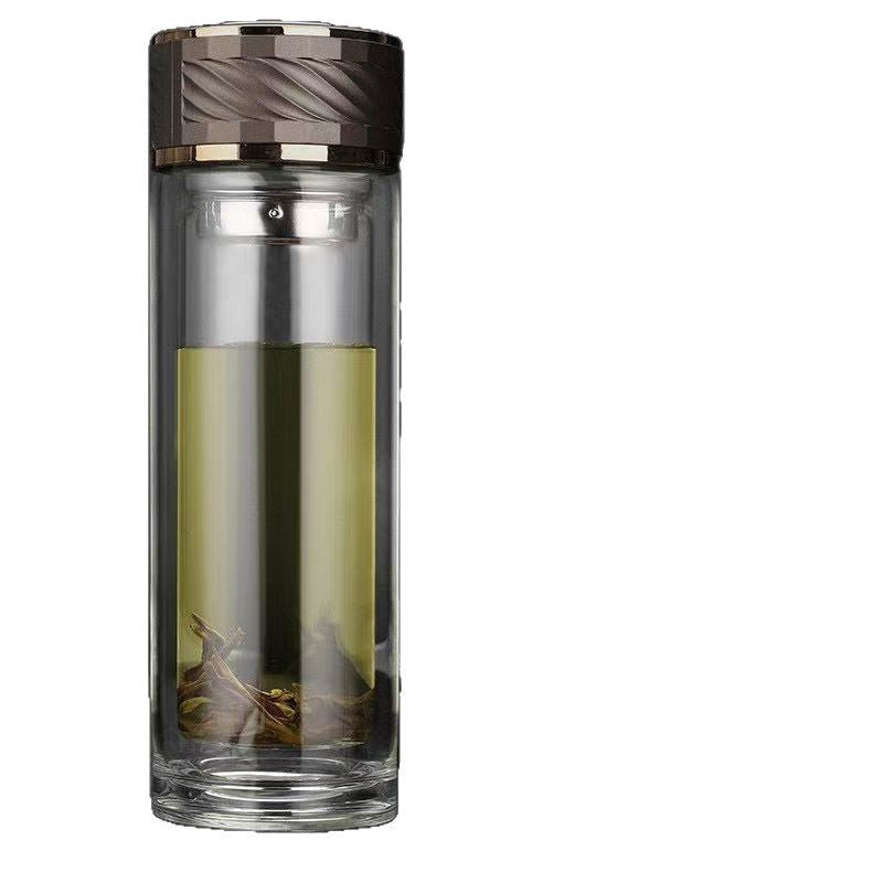 Damen Premium Glas Trinkflasche Brehn