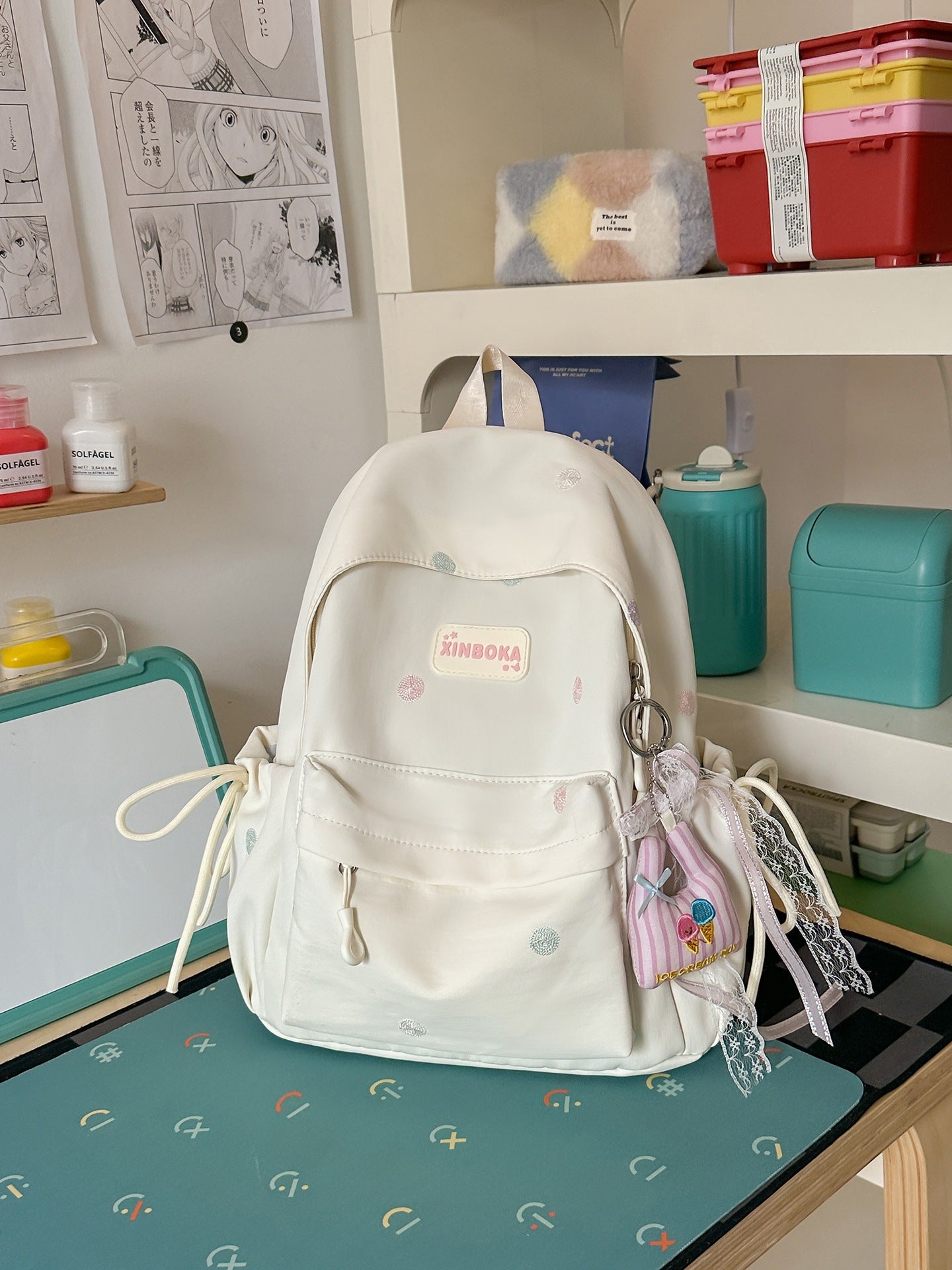 Vielseitiger täglicher Canvas-Rucksack