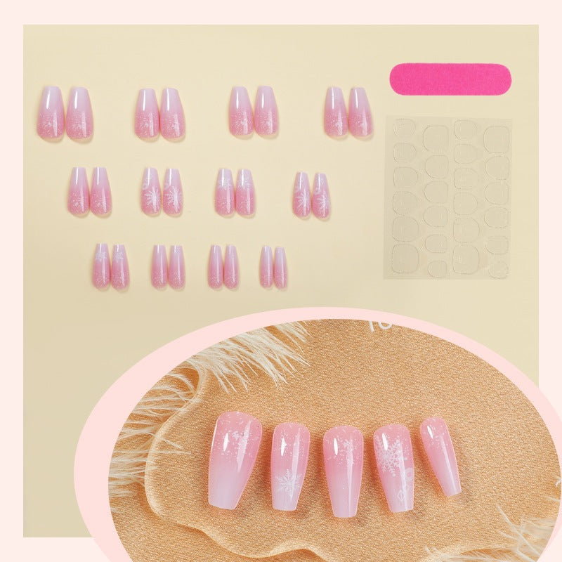 Kunstnagelset mit zartem Blumendesign Brehn