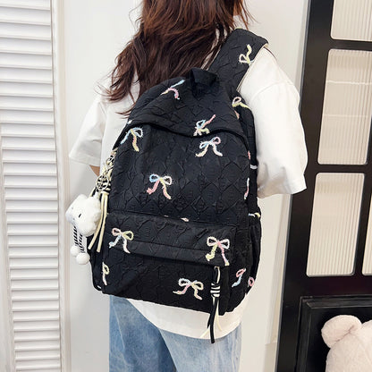 Kreativer Rucksack mit Schleifenmuster Brehn