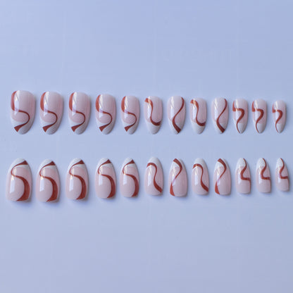 Künstlerisches Wirbelmuster Nagelkunst Set