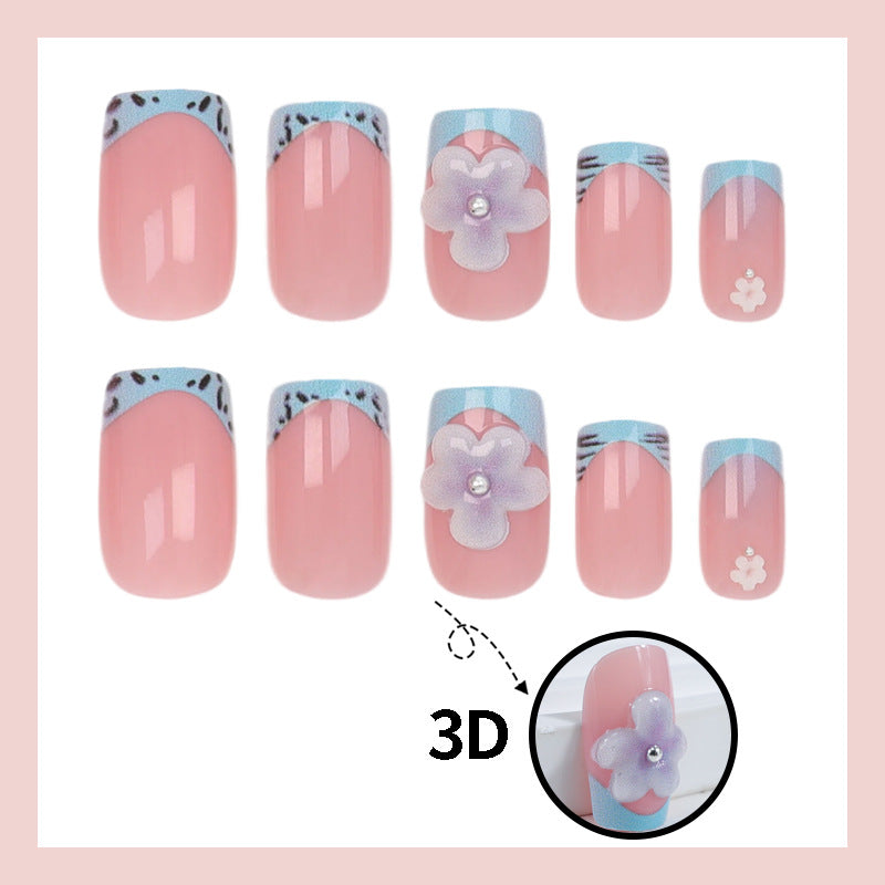 Künstliche Fingernägel mit floralen Designs Brehn