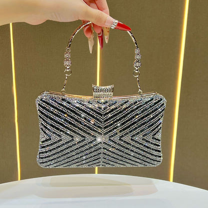 Glamouröse Strass-Besetzte Abendhandtasche