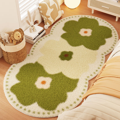 Blumenmuster Komfort Teppich