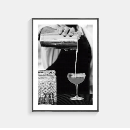 Vintage Inspirierte Gerahmte Kunstdruck