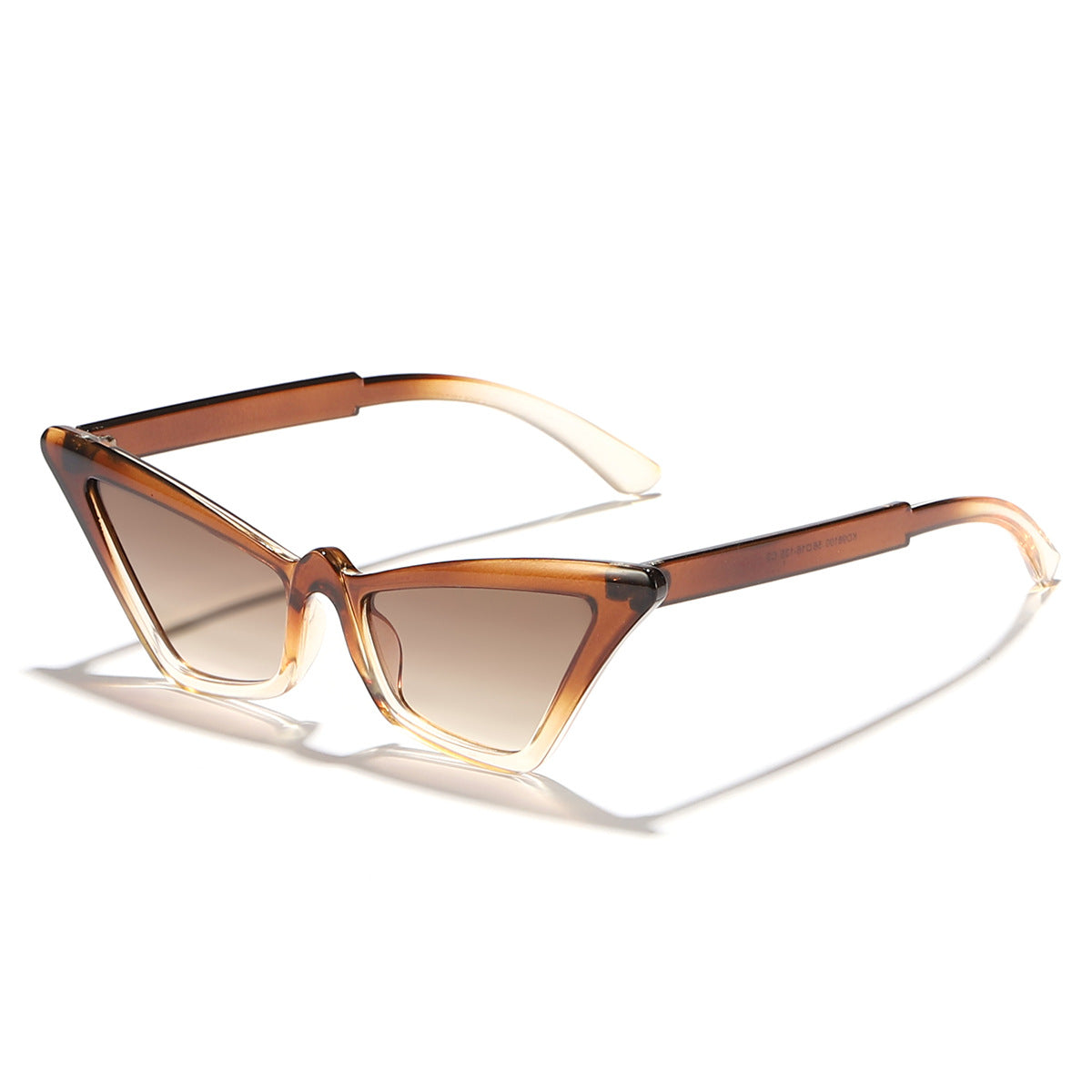 Damen trendige Katzenaugen-Sonnenbrille mit modernem Rahmen Brehn