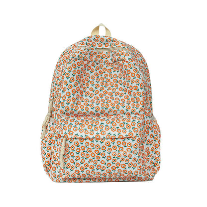 Blumenmuster Mehrfach-Taschen Rucksack