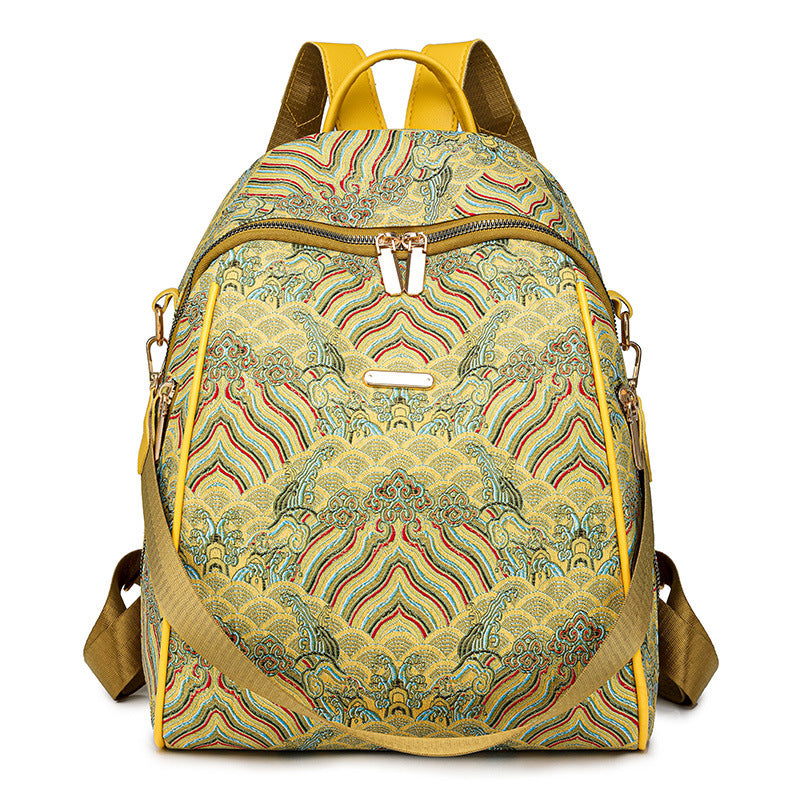 Bohemian gemusterter Rucksack