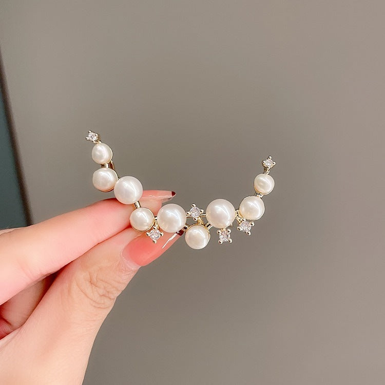 Elegante Perlenohrringe Brehn