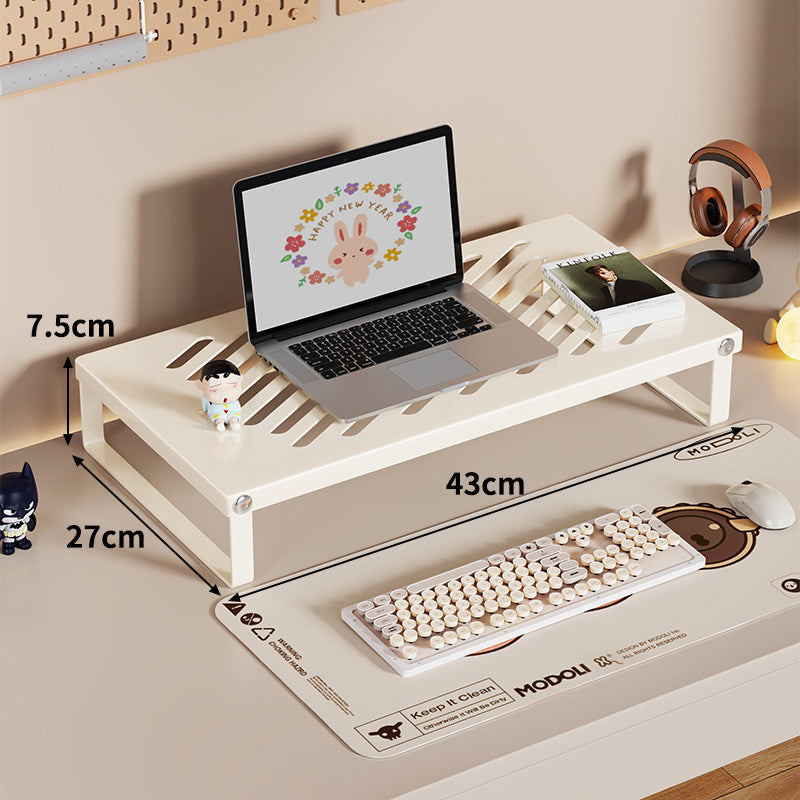 Ergonomischer belüfteter Metall-Laptop-Ständer mit Untertisch-Speicher