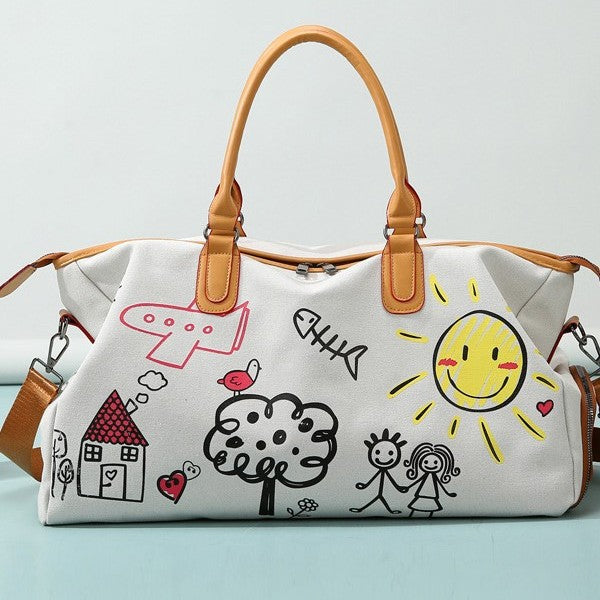 Künstlerischer Druck Reise Duffle Bag Brehn