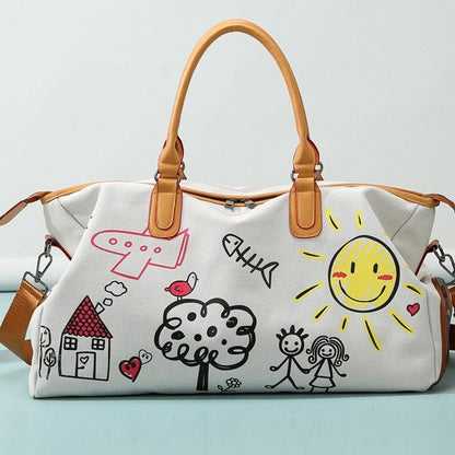 Künstlerischer Druck Reise Duffle Bag Brehn