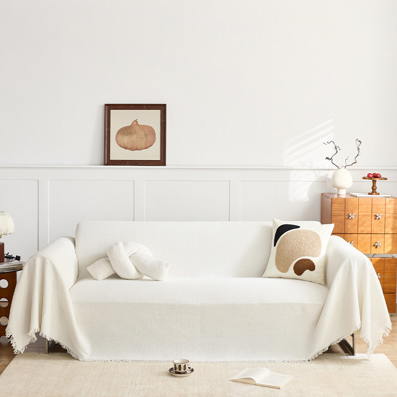 Strukturierte gewebte Sofa-Wurfdecke