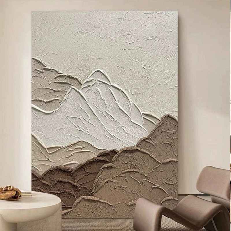 Texturiertes Landschaftsrelief Leinwandkunst