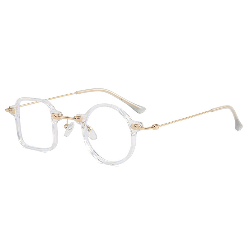 Damen elegante runde Hybridbrille mit quadratischem Design Brehn