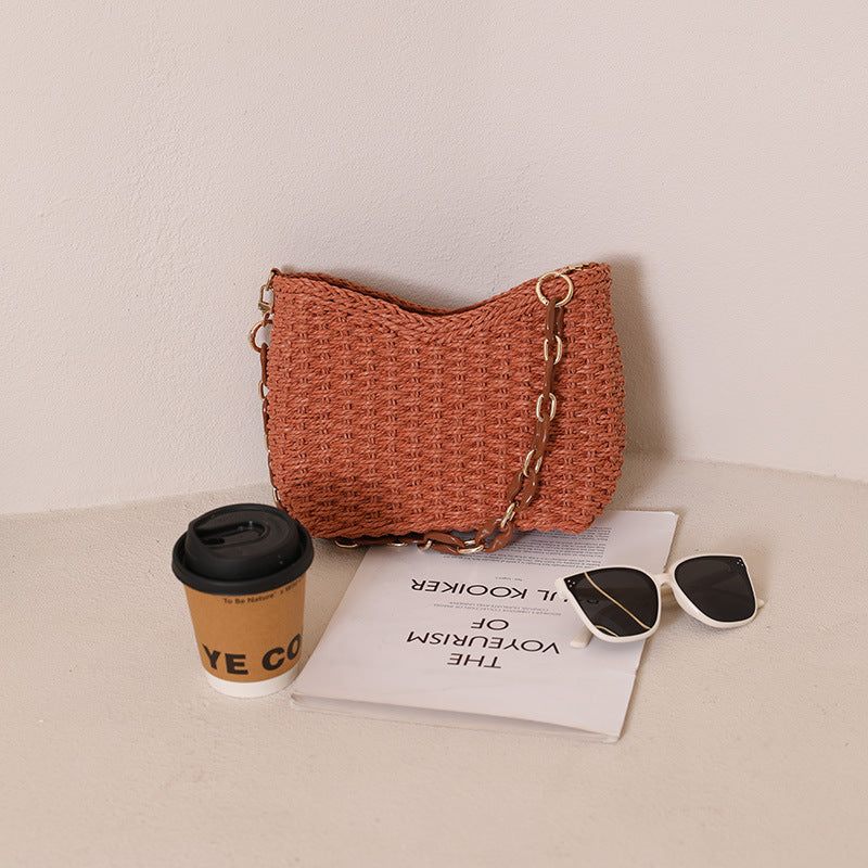 Damen Handtasche mit elegantem Kettenhenkel Brehn