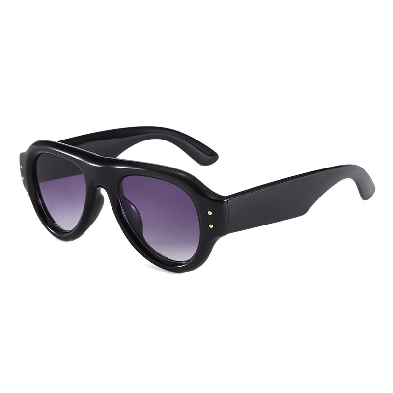 Damen ausgefallene Sonnenbrille im Retro-Stil Brehn