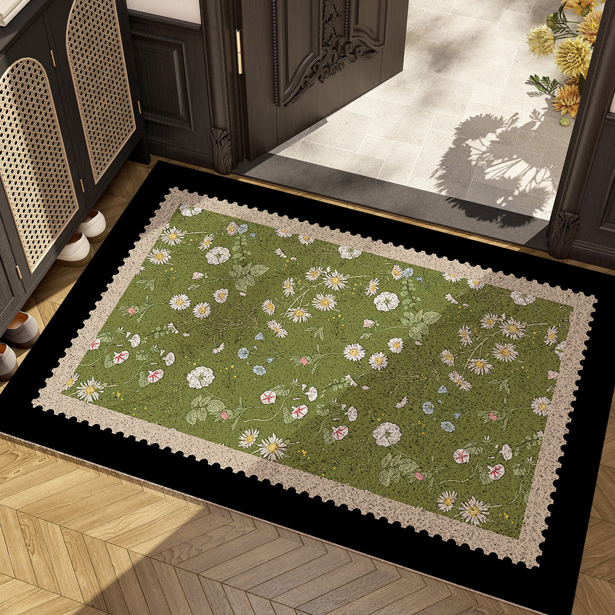Floral Pattern Bereichsteppich Brehn