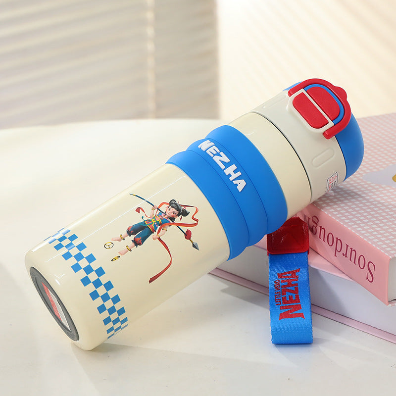 Damen Isolierflasche mit verspieltem Design und praktischem Tragegriff Brehn